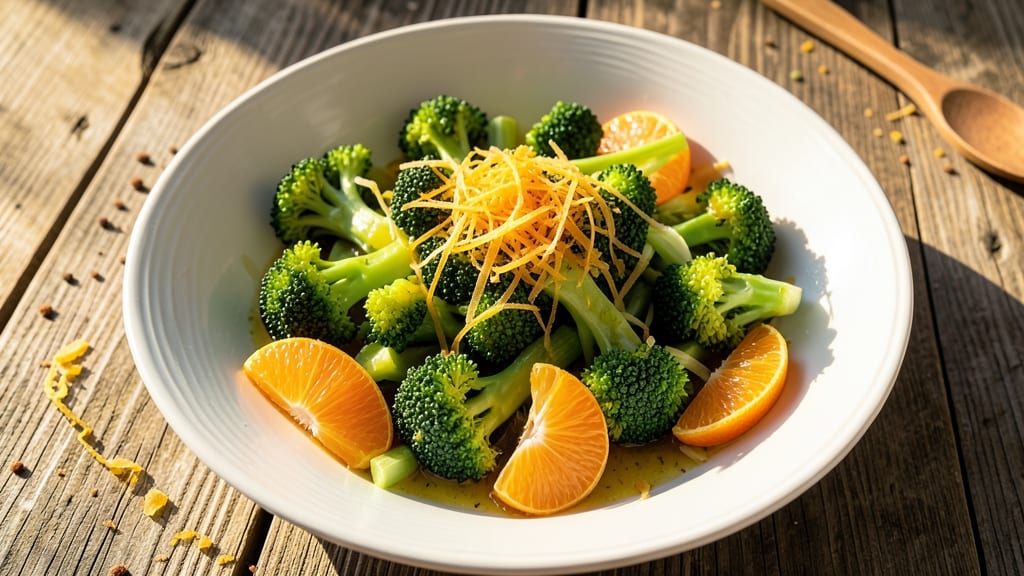 Broccoli Orange Salad Recipe: Sweet-Tart Balance With Crunchy Edges