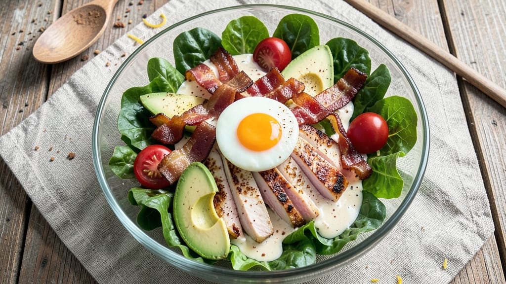 Basic Cobb Salad Recipe: Classic Layered Crunch and Smoky Herb Cream Cheese Bliss