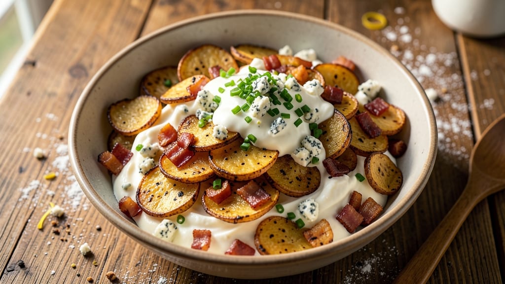 Backwater Jack's Fried Potato Salad Recipe: Crispy Shreds and Smoky Herb Cream Cheese Dream