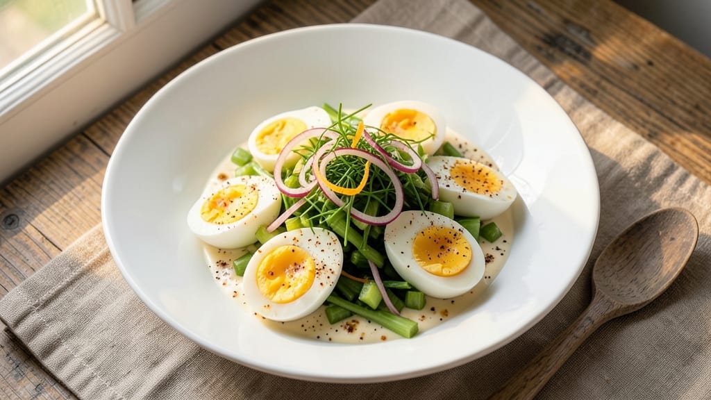 Boiled Egg Salad Recipe with Mayonnaise: Silky Texture and Perfectly Balanced Bite