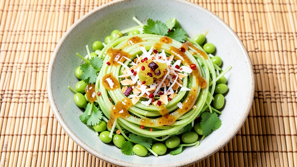 Green Papaya Salad Recipe Hawaii: Spicy-Lime Zing with Crunchy Edamame