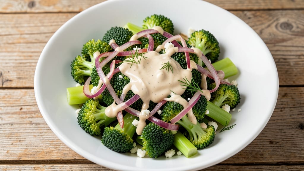 Broccoli Salad Recipe with Ranch Dressing: Crisp-Topped Crunch in 15 Minutes