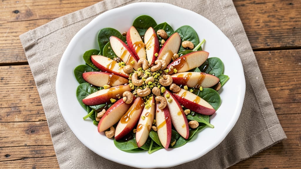 Apple Cashew Salad Recipe: Crunchy Nutty Sweetness With Apple-Cream Balance