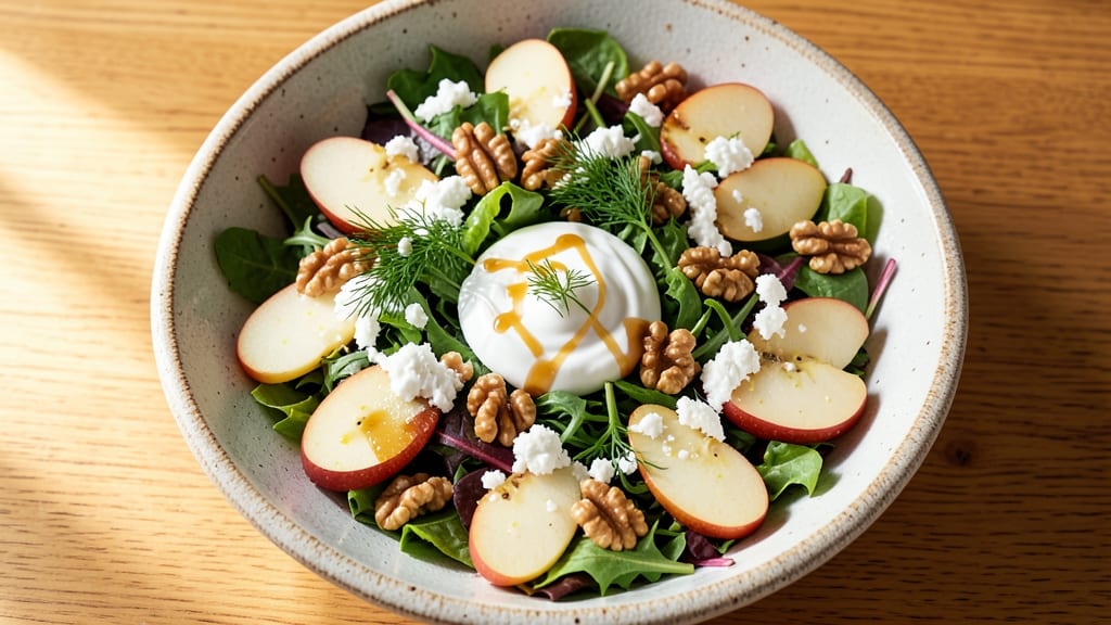 Apple Salad With Honeycrisp Apples Recipe: Sweet-Tart Crunch Meets Creamy Herb Bliss