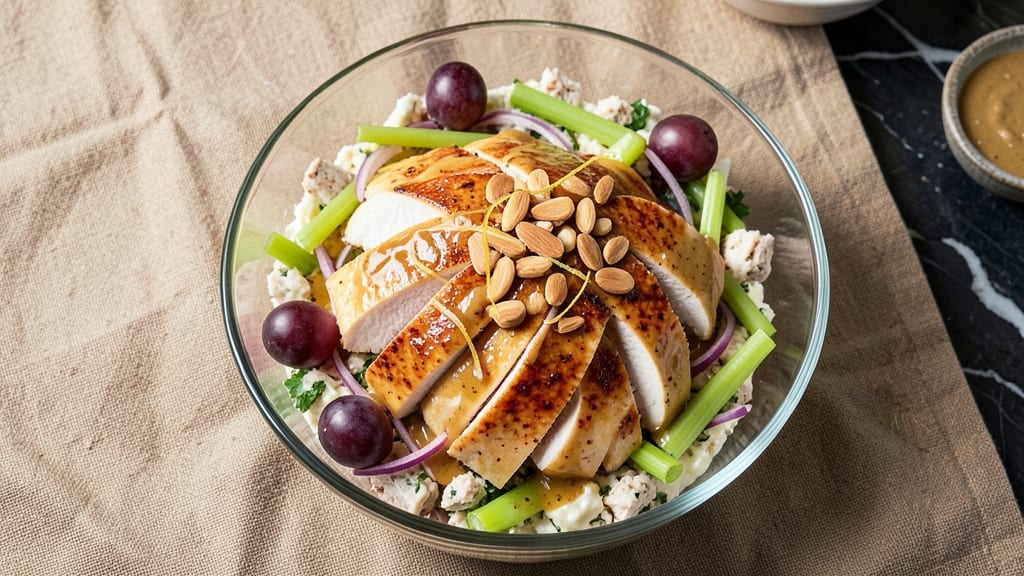Barefoot Contessa Mustard Chicken Salad Recipe: Crisp Celery Crowns with Tangy Dijon Kick