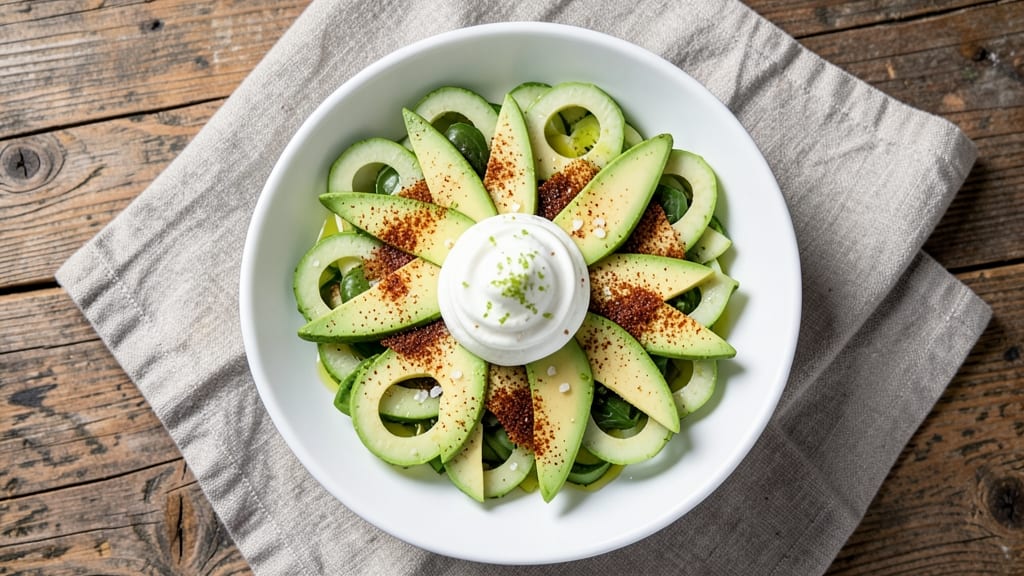 Art City Trolley Salad Recipe: Crisp Celery Crowns Over Smoky Avocado Cream