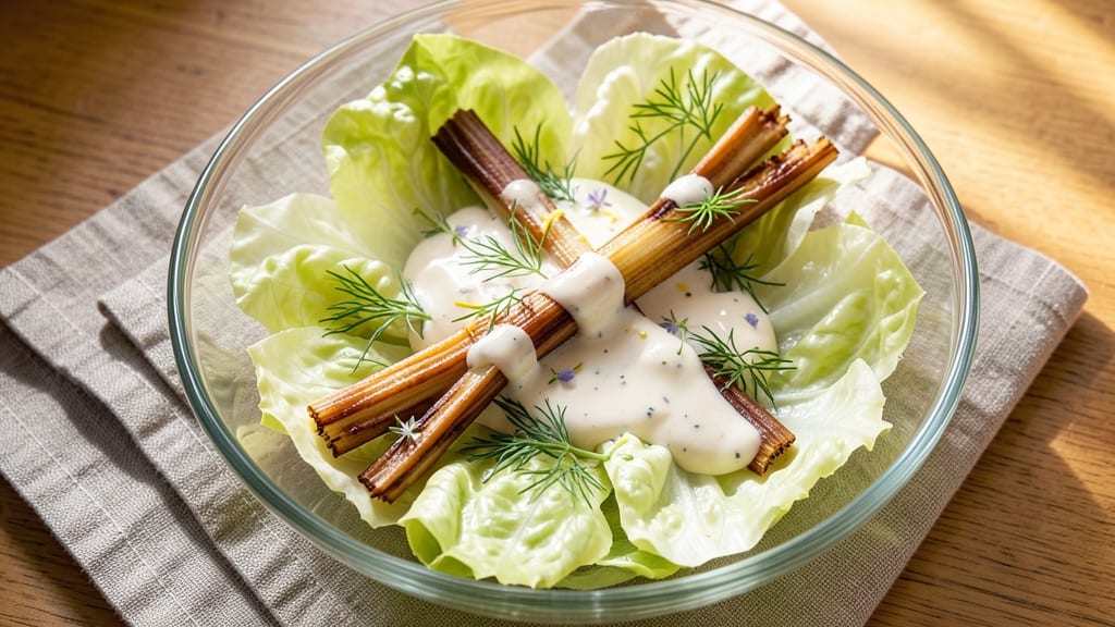 Butter Lettuce Salad Recipe Ina Garten: Crisp Celery Crowns and Creamy Herb Dressing Bliss