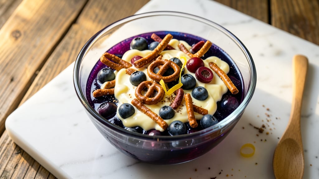 Blueberry Jello Pretzel Salad Recipe: Sweet-Tart Swirls With Crunchy Pretzel Magic