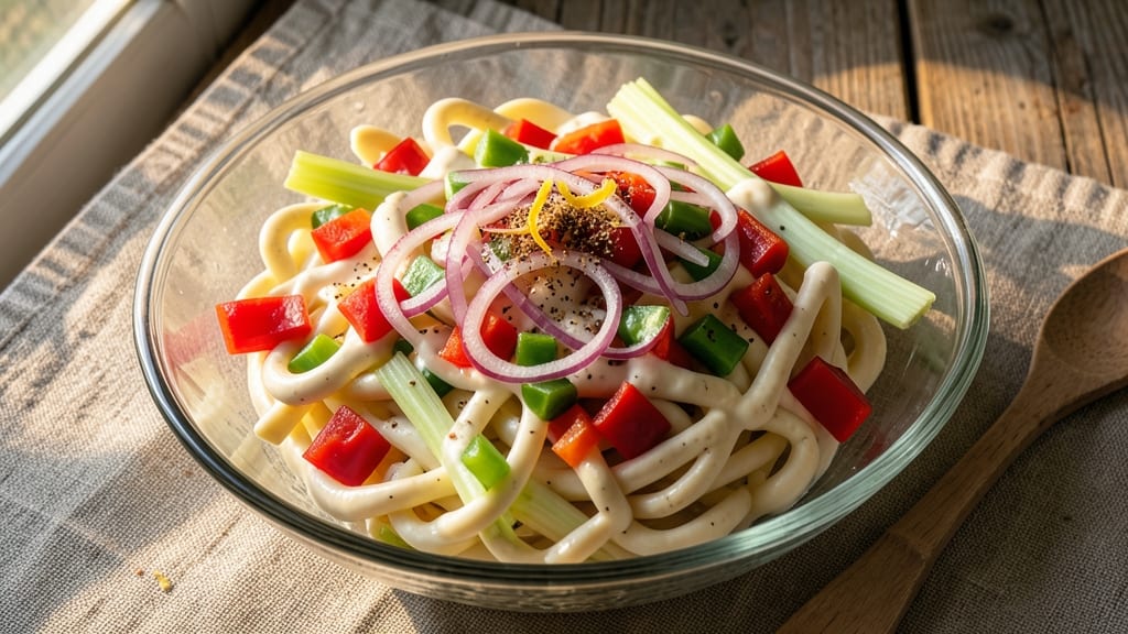 Basic Pasta Salad Recipe With Mayonnaise: Creamy Crowd-Pleaser in 15 Minutes