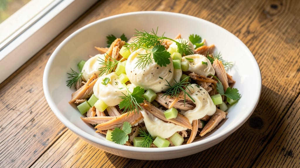 Best Turkey Salad Recipe Ever: Herb-Infused Cream Cheese with Perfectly Diced Celery Crowns