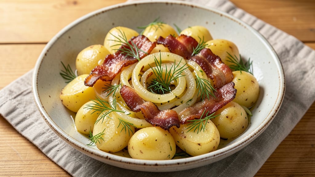 Busch Gardens' German Potato Salad Recipe: Smoky Bacon and Mustard Dressing Bliss