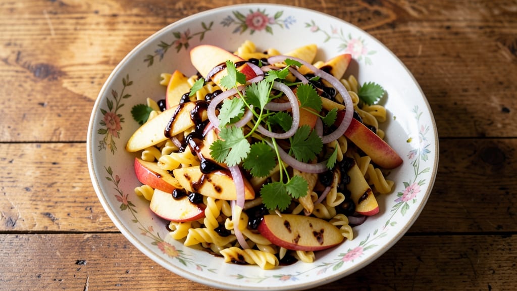Apple Pasta Salad Recipe: Sweet-Tart Balsamic Glaze Magic