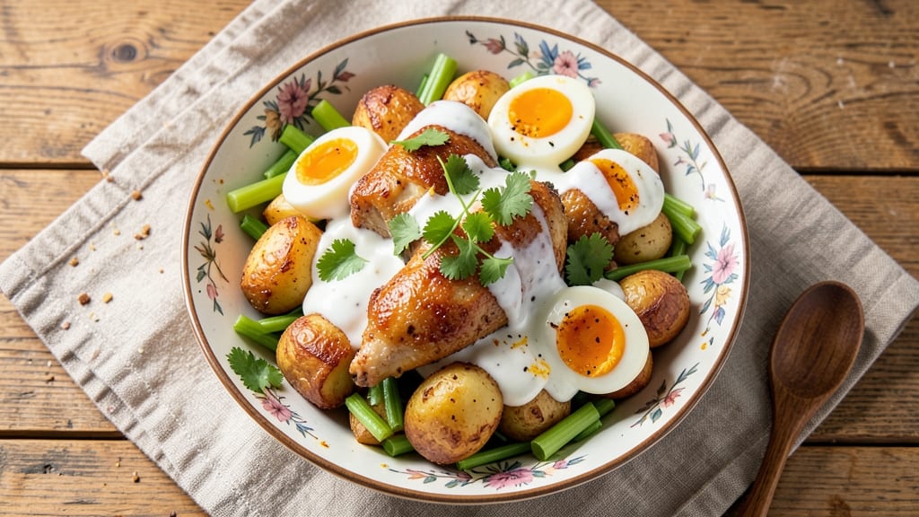 Boiled Chicken Salad Recipe Indian: Spiced Yogurt Creaminess With Crunchy Celery Crowns