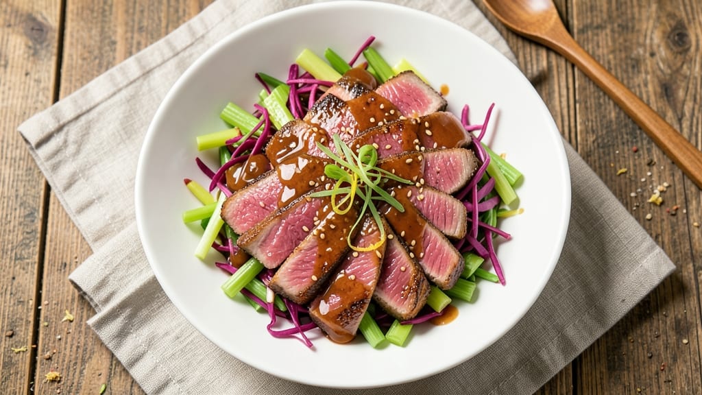 BJ's Ahi Tuna Salad Recipe: Soy-Marinated Flakes with Crunchy Celery Bites