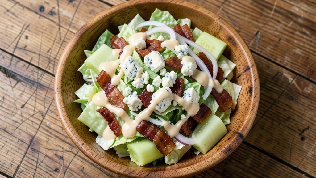Blue Cheese Chopped Salad Outback Recipe: Tangy Cream Cheese Meets Crunchy Celery Crowns