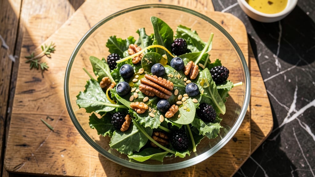 Anti-Inflammatory Glow Salad Recipe: Turmeric-Ginger Dressing with Healing Greens