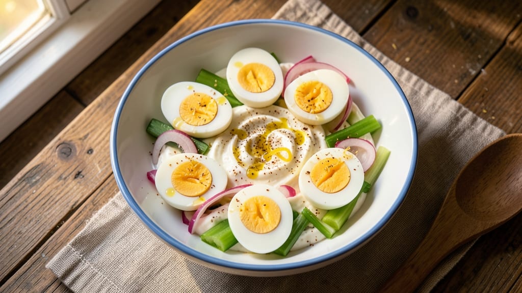 Boiled Egg Salad Recipe for Weight Loss: High-Protein, Zero-Guilt Crunch