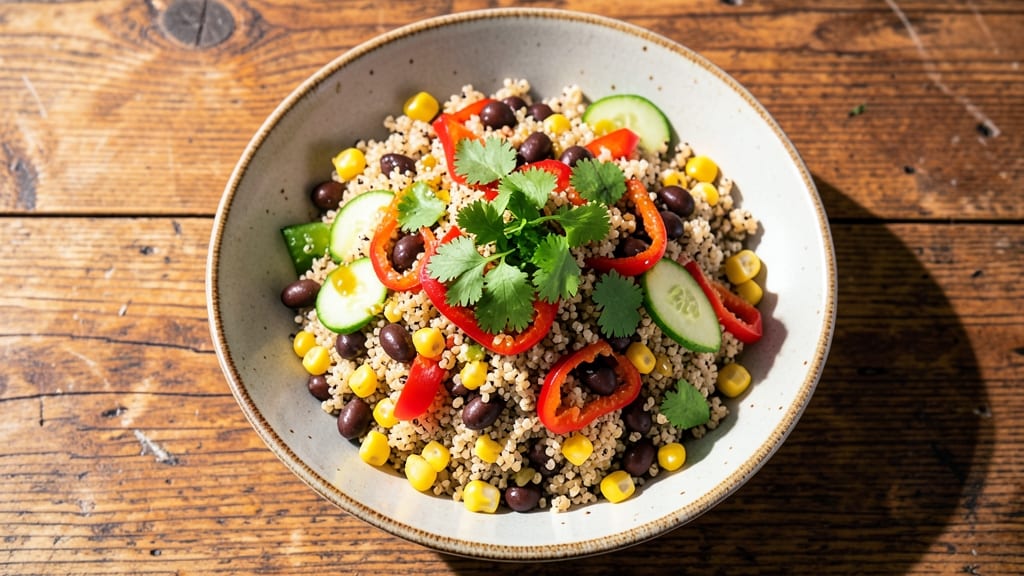 Black Bean, Corn, and Quinoa Salad Recipe: Protein-Packed Lunch in 20 Minutes