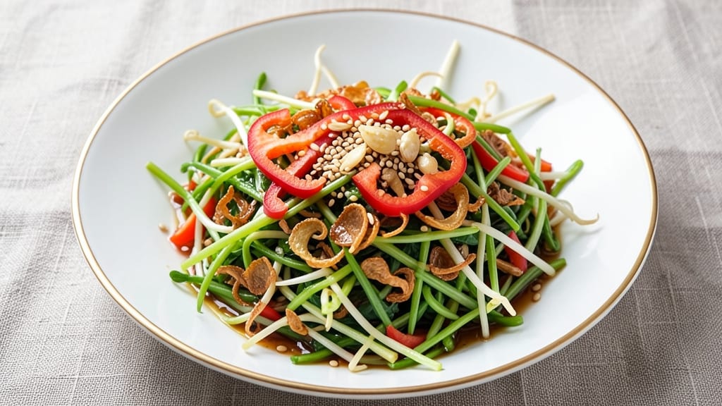 Asian Bean Sprouts Salad Recipe: Crunchy Refreshment With Tangy Sesame Dressing