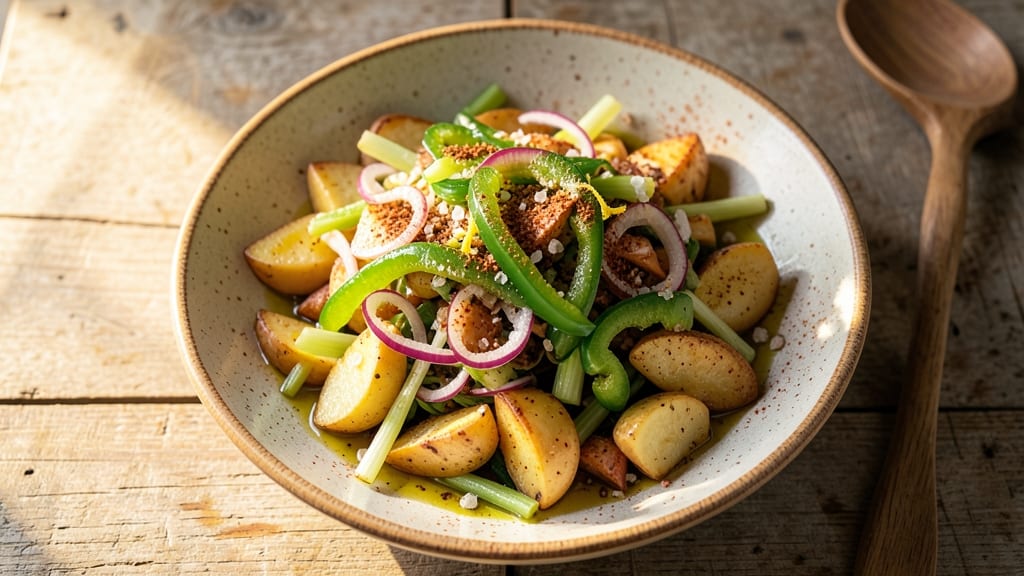 Barcelona Salad Recipe: Crisp Celery Crowns Over Smoky Paprika Dressing Bliss