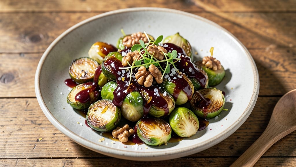Brussels Sprouts Salad Recipe With Balsamic: Roasted Crunch Meets Tangy Sweetness