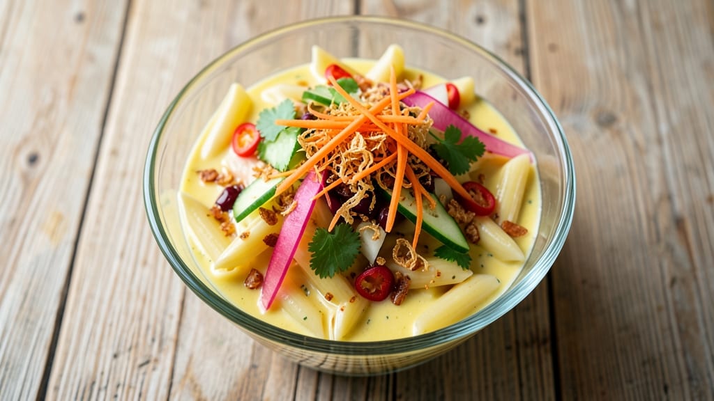Banh Mi Pasta Salad Recipe: Vietnamese-Inspired Crunch and Creamy Bliss