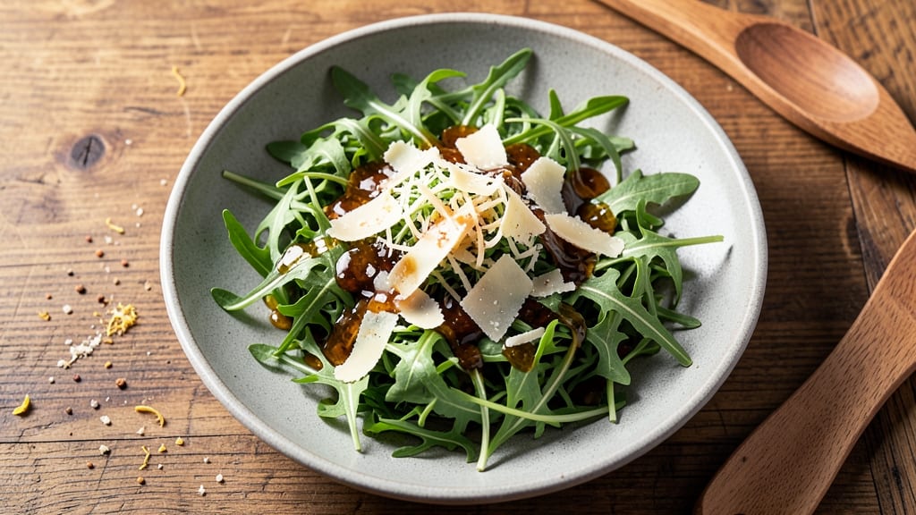 Arugula Salad Recipe With Balsamic Vinegar: Peppery Greens Shine With Tangy Gloss