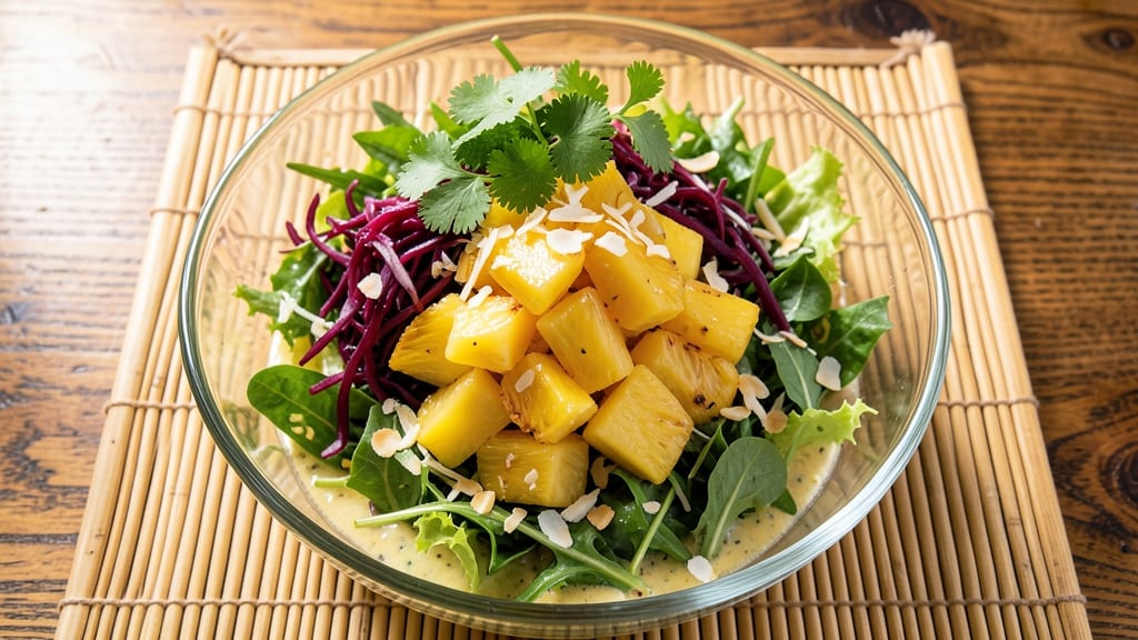 Brazilian Salad Recipe: Tropical Fruit and Citrus Vinaigrette Magic