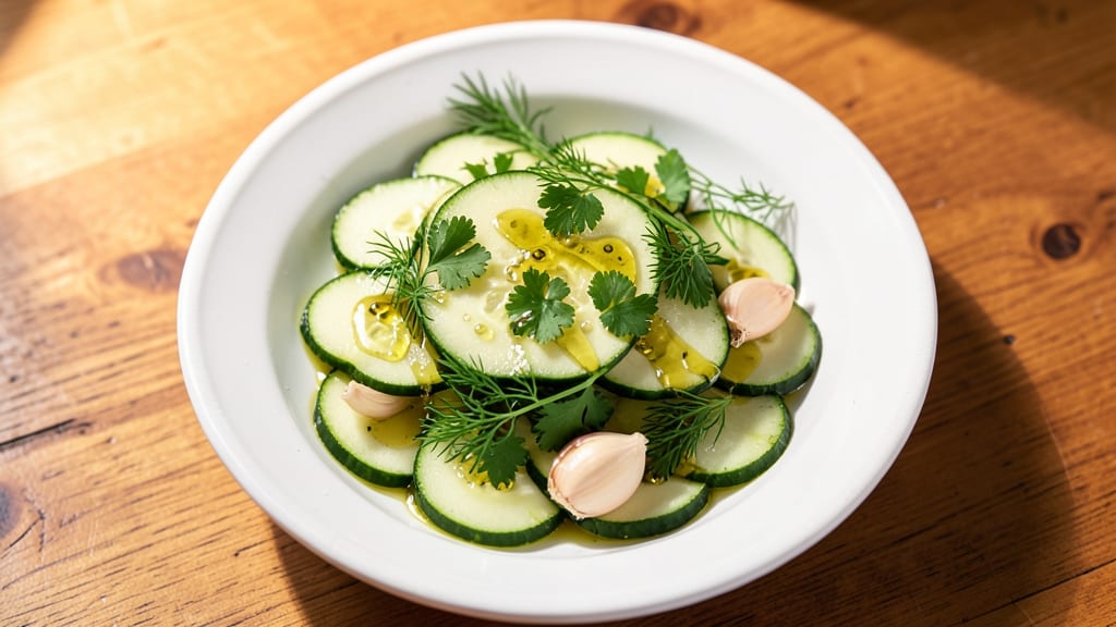 Cucumber Salad Recipe Oil and Vinegar: Crispy Slices With Tangy Zing