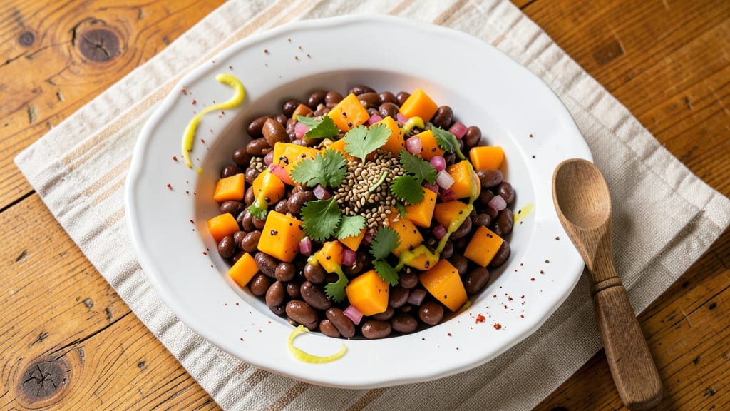Black Bean Salad With Mango, Cilantro, and Lime Recipe: Tropical Brightness in 15 Minutes