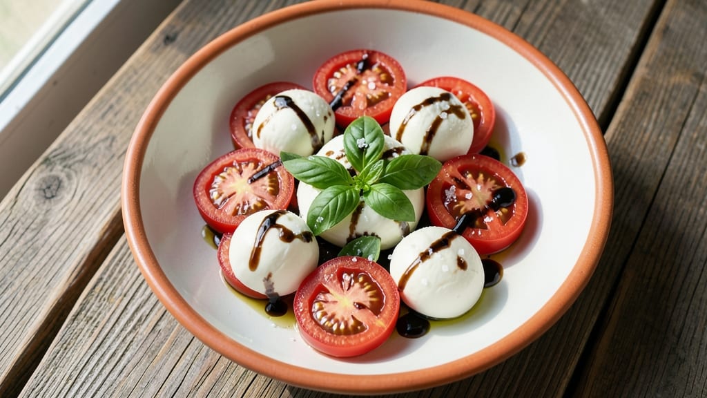 Authentic Italian Caprese Salad Recipe: Tomato, Mozzarella, Basil Balance