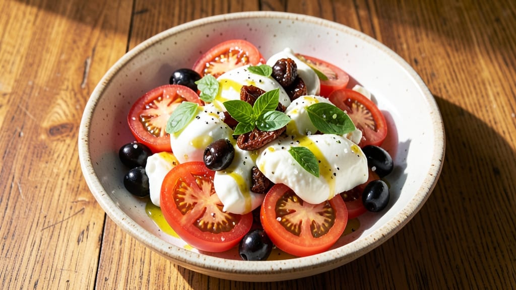 Best Italian Salad Recipe Ever: Caprese Classic With Sun-Dried Tomatoes