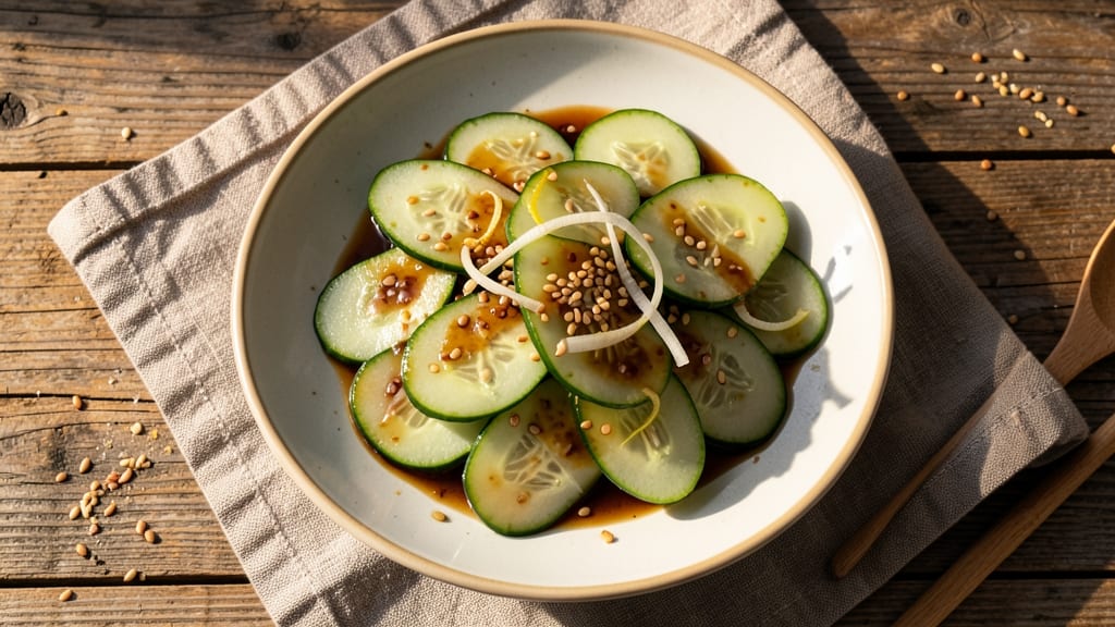 Cucumber Salad Recipe With Soy Sauce And Vinegar: Umami Zing and Crisp Refreshment