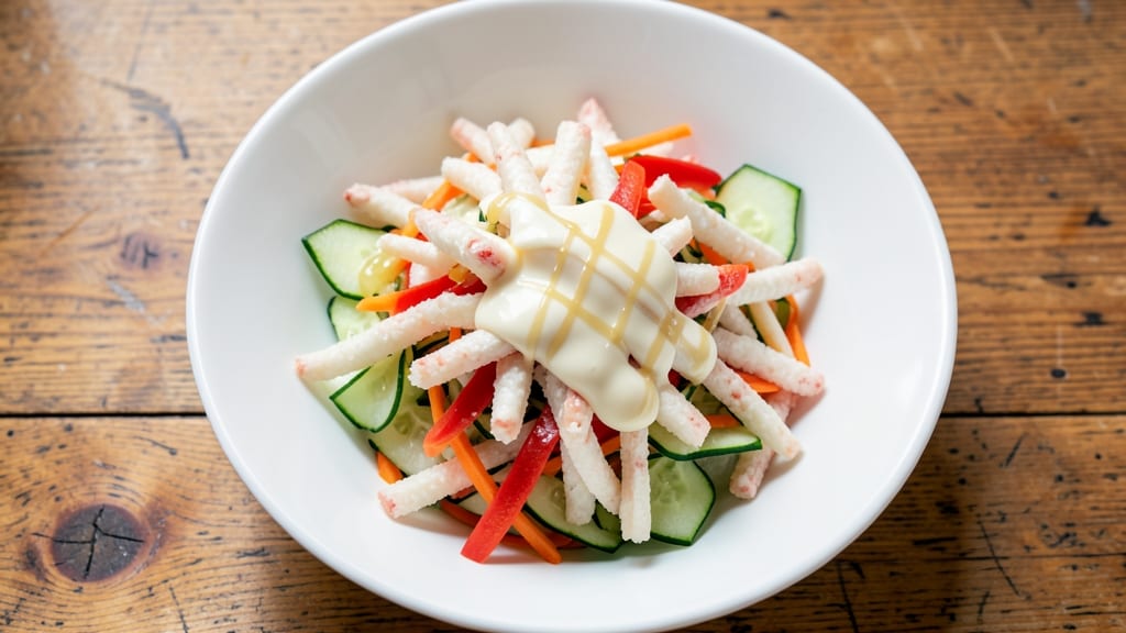 Authentic Japanese Kani Salad Recipe: Crispy Crab Stick Crunch With Tangy Mayo Bliss