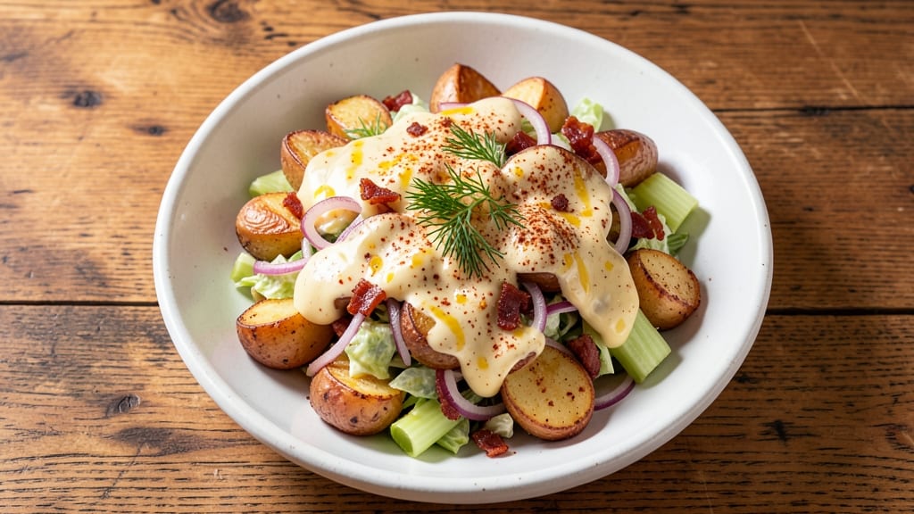 BBQ Restaurant Potato Salad Recipe: Smoky Paprika and Mustard Dressing Magic