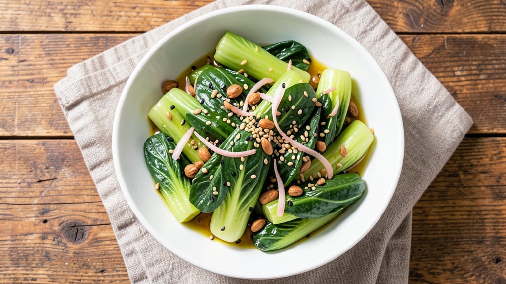 Baby Bok Choy Salad Recipe: Crispy Sesame-Tossed Greens with Citrus Zing