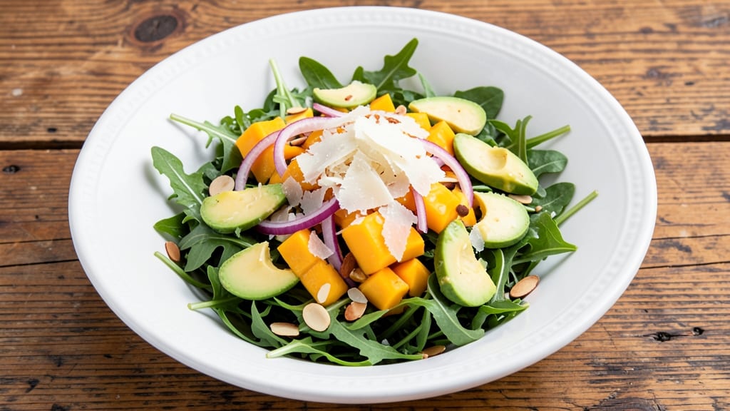 Arugula Mango Salad Recipe: Tropical Crunch Meets Citrus Zing