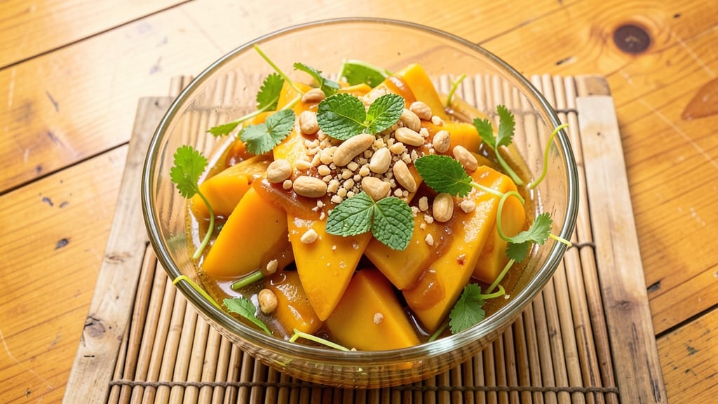 Burmese Mango Salad Recipe: Tangy Tamarind Kiss and Crunchy Toasted Peanuts