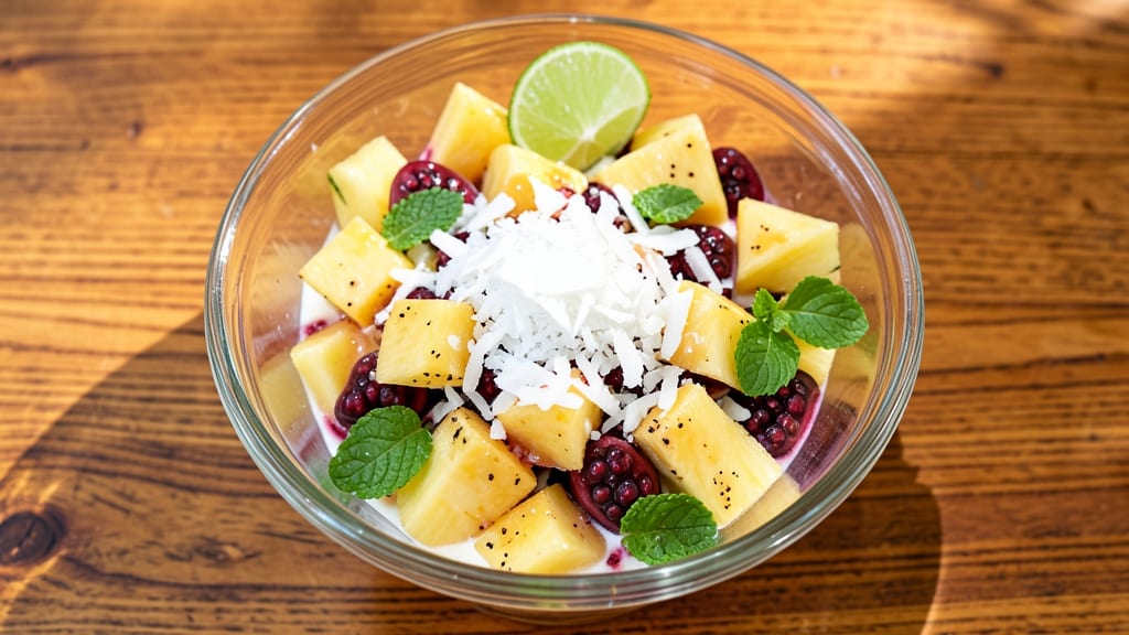 Brazilian Fruit Salad Recipe: Tropical Brightness With Pineapple and Passion Fruit