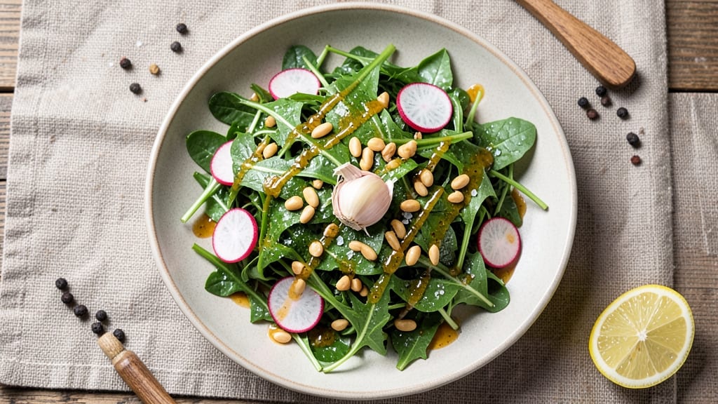 Basic Arugula Salad Recipe: Peppery Greens With Perfect Lemon Vinaigrette
