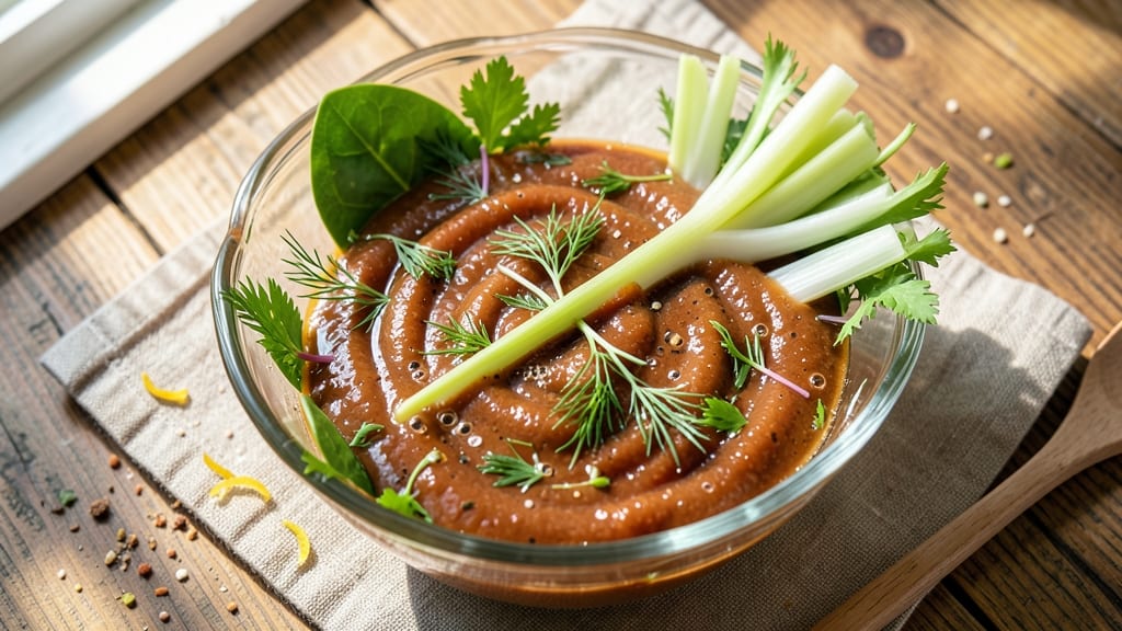 Ketchup Spinach Salad Dressing Recipe: Sweet-Tangy Vinaigrette With Celery Crown Crunch